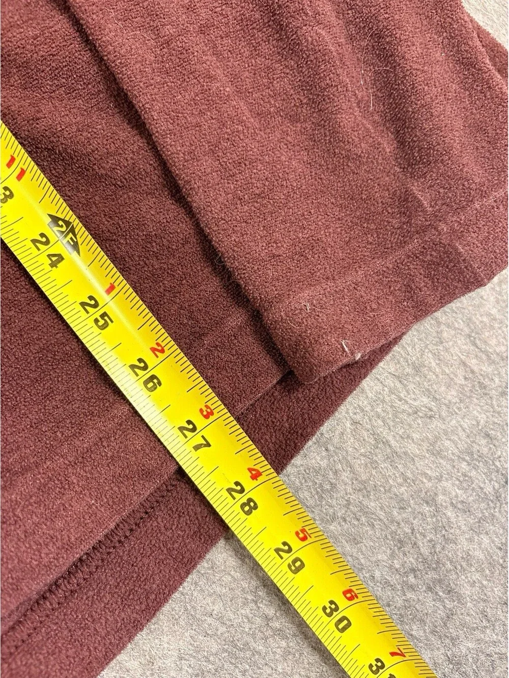 Patagonia Finmark 1/4-Zip Wool Blend Sweater Mens XL Burgundy